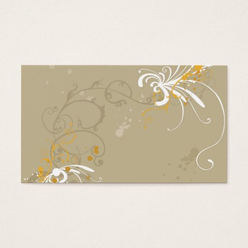 Customizable Abstract Profile Card Business Cards