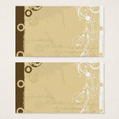 Abstract Profile Card (Front & Back)