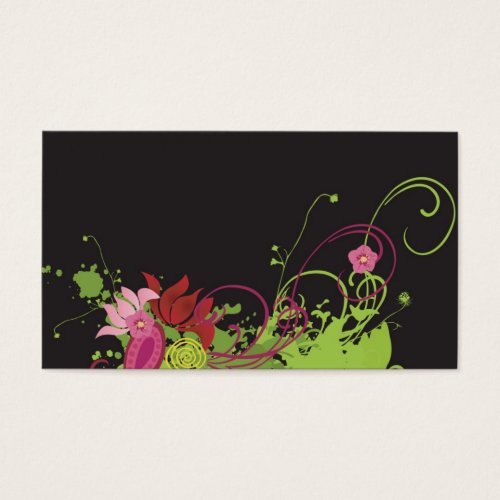 Abstract Profile Card Business Card Template