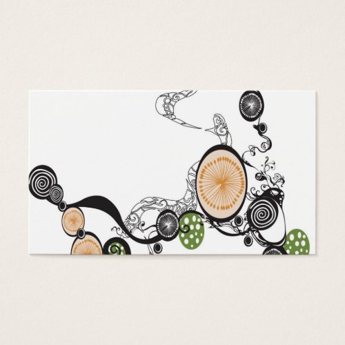 Abstract Profile Card Business Cards