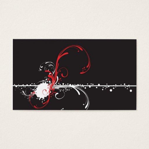 Customizable Abstract Profile Card Business Cards