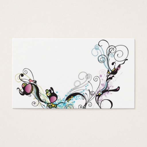 Customizable Abstract Profile Card Business Card Templates