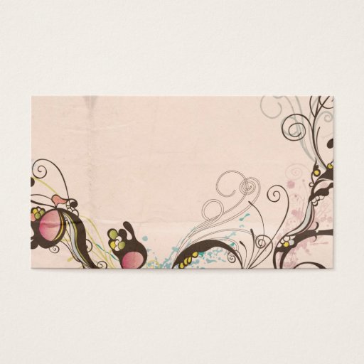 Customizable Abstract Profile Card Business Card Template