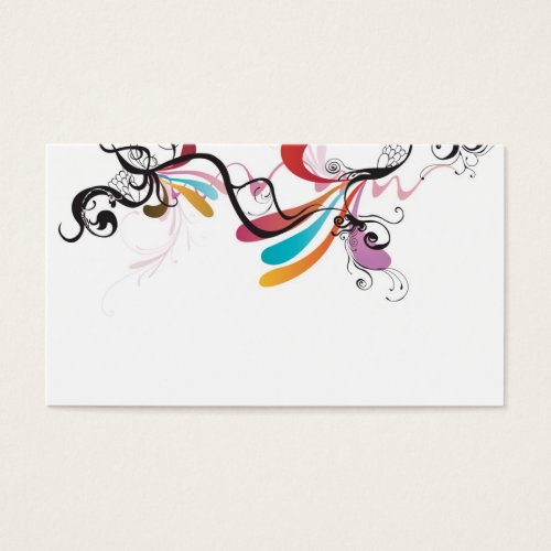 Abstract Profile Card Business Cards