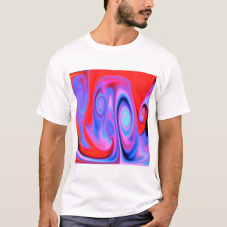 Abstract psychedelic colouful neon smoke T-Shirt