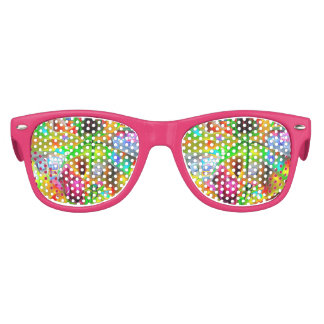 Abstract Psychedelic Flowers Kids Sunglasses