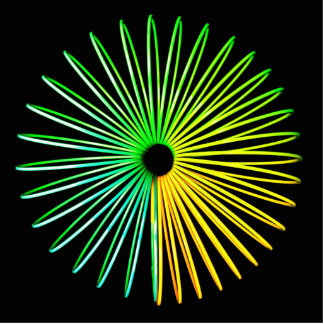 Abstract Psychedelic Optical Illusion Sculpture