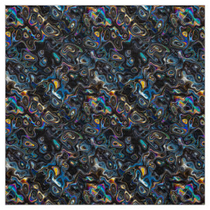 Abstract Psychedelic Pattern Fabric