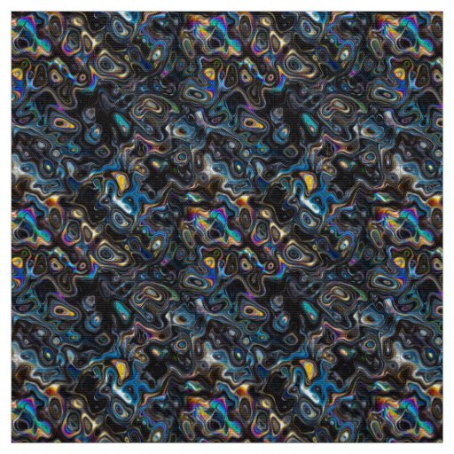 Abstract Psychedelic Pattern Fabric