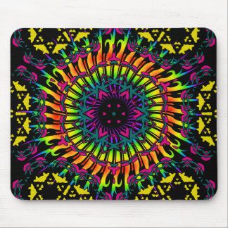 Abstract / Psychedelic Spiral Vortex Mouse Pad