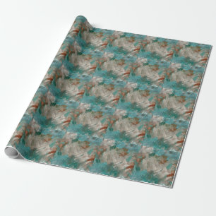 Abstract Psychedelic Strokes Texture. Wrapping Paper