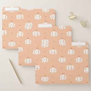 Abstract Pumpkin Pattern File Folder