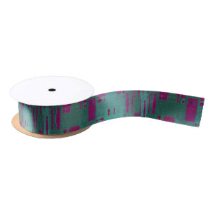 Abstract Puple / Turquoise Ribbon