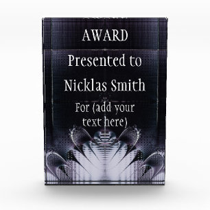 Abstract Purple Award