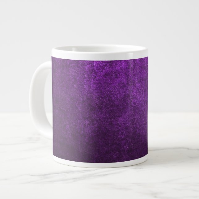 Abstract Purple Background Or Paper With Bright Giant Coffee Mug (Front Left)