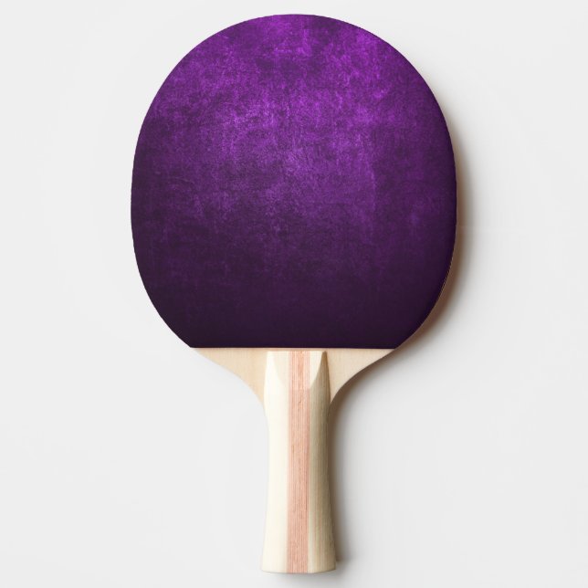 Abstract Purple Background Or Paper With Bright Ping-Pong Paddle (Front)