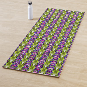 Abstract Purple Berries Design  Yoga Mat
