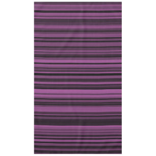 Abstract Purple Black Stripes Tablecloth