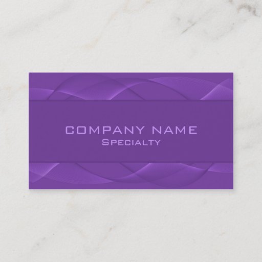 Customizable Abstract purple Business Cards