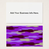 Abstract Purple Camo Camouflage (Front & Back)