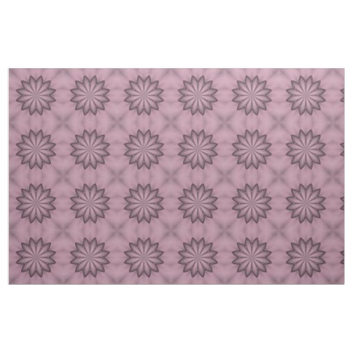 Abstract Purple Flower Fabric