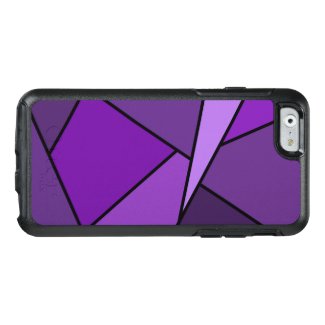 Abstract Purple Geometric Shapes