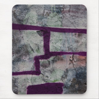 Abstract purple graffiti mouse pad