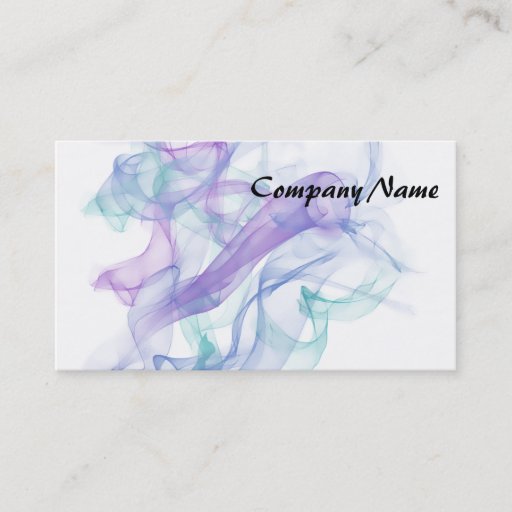 Customizable Abstract Purple Haze Business Card Template
