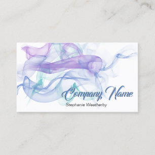 Abstract Purple Haze Business Card