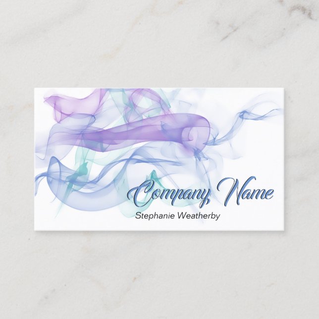 Abstract Purple Haze Business Card