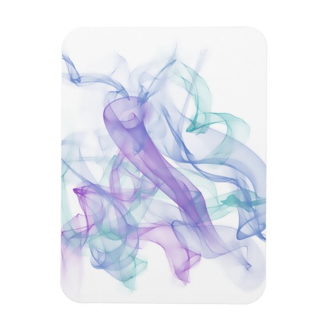Abstract Purple Haze Magnet (Vertical)