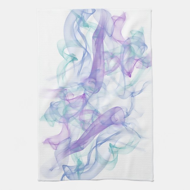 Abstract Purple Haze Towel (Vertical)