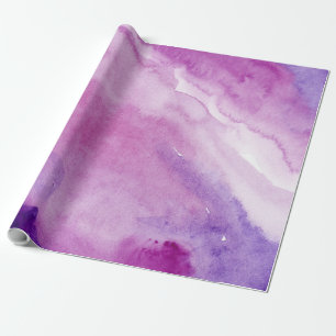 Abstract Purple Marble Wrapping Paper