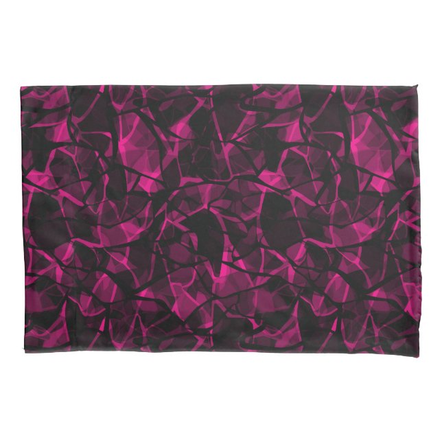 Abstract purple pillow case (Front)
