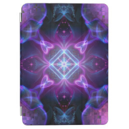 Abstract Purple Pink Electric Glow  iPad Air Cover