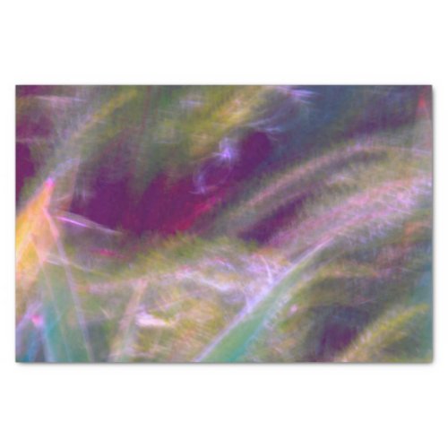 Abstract Purple Pink Green Chic Colorful Art Tissue Paper
