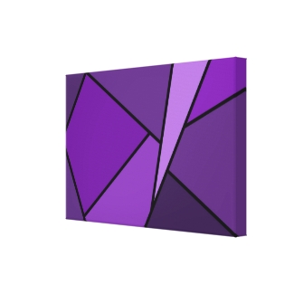 Abstract Purple Polygons