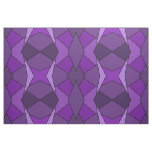 Abstract Purple Polygons Geometric Shapes Fabric