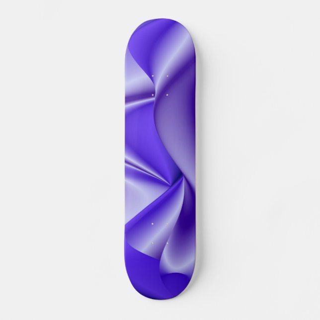 Abstract purple Rainbow Skateboard Deck (Front)