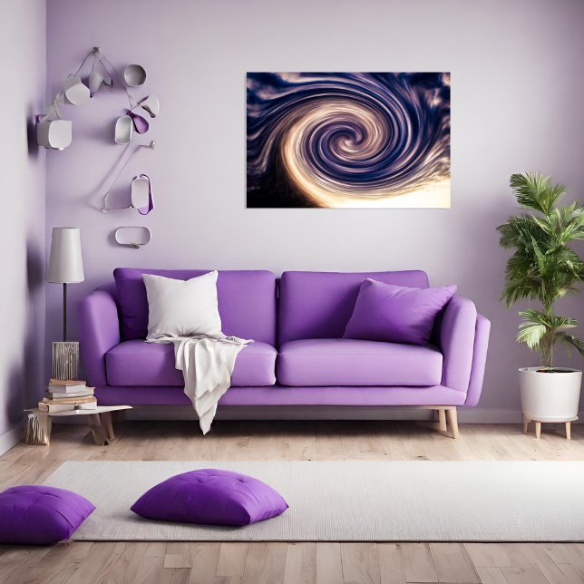Abstract Purple Sky Twirl Poster (Creator Uploaded)