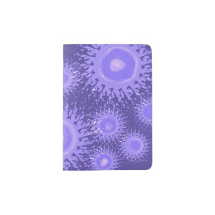 Abstract Purple Splash Passport Holder