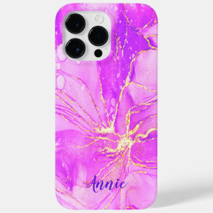 ABSTRACT PURPLE WATER COLOR PERSONALIZED Case-Mate iPhone 14 PRO MAX CASE
