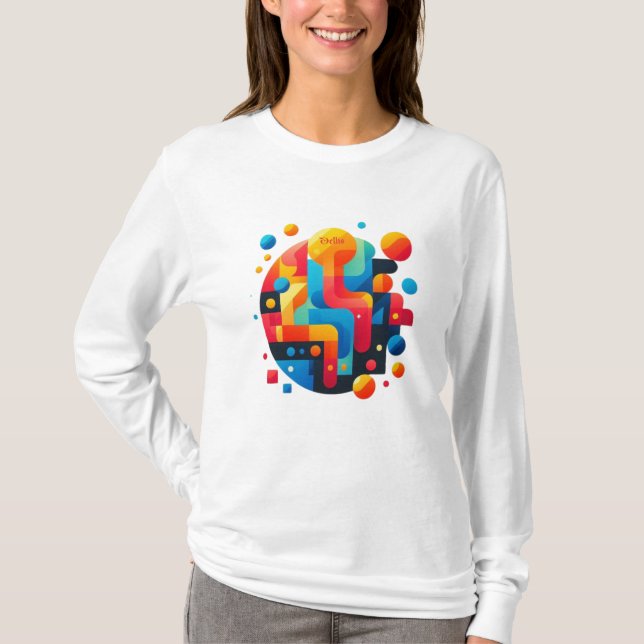 Abstract Puzzle  T-Shirt (Front)