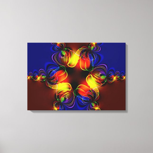 Abstract Quad Canvas Print (Front)