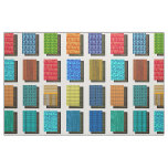 Abstract Quilt Pattern Squares Fabric