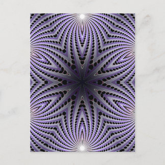 Abstract Radial Design: Postcard