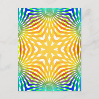 Abstract Radial Lines: Postcard
