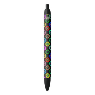 Abstract Radiant Flowers with Surreal Blooms Pen