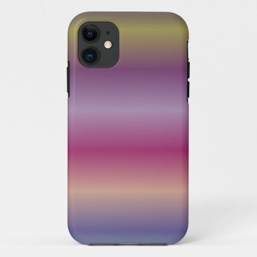 Abstract Rainbow Background iPhone 11 Case