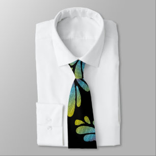 Abstract Rainbow Butterfly Wings   Neck Tie